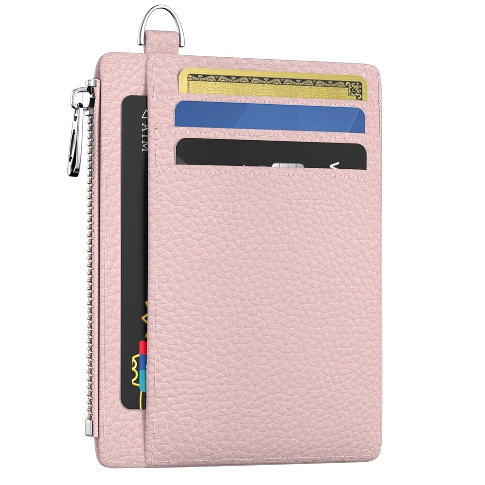 1021 Slim Wallet Credit Card Holder Minimalist PU Leather RFID Blocking